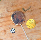 Personalised Father’s Day Photo Lollipop