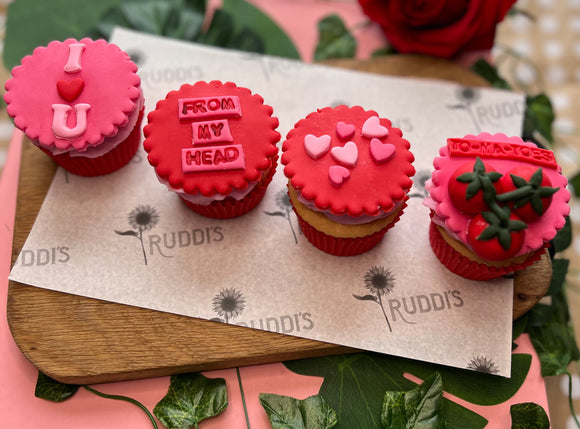 Quirky Valentine Cupcakes