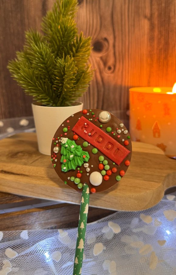 Personalised Christmas Lolly