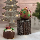 Bauble / Pudding Choccy Orange (Gift Boxed)