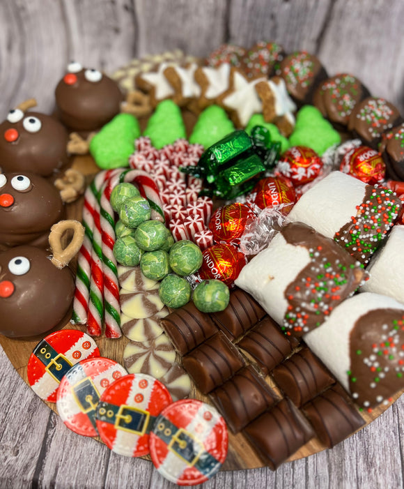 Christmas Sweet Treat Platter. COLLECTION ONLY